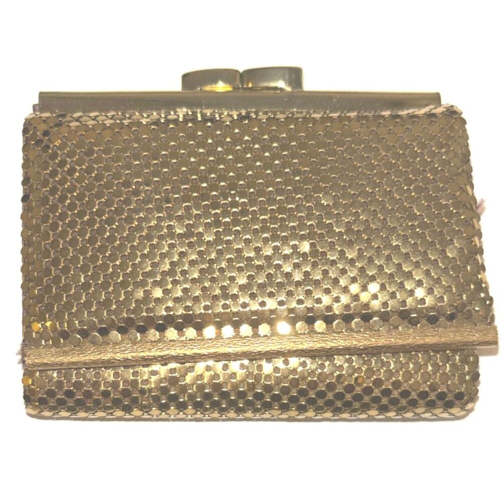 Whiting & Davis Gold Metal Wallet